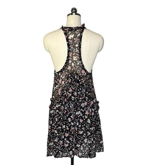 Iro Black Floral Baden Tiered Dress| Size M - Picture 7 of 10